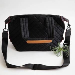 NEW FUNKY MONKEY madelyn quilted set pouch crossbody bag in black